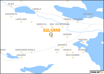 map of Sulkama