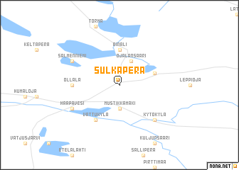 map of Sulkaperä