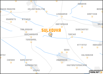 map of Sulkovka