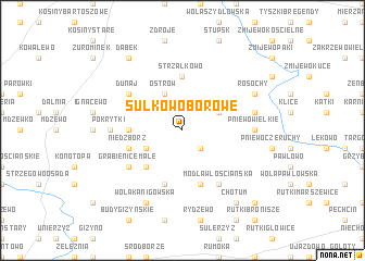 map of Sułkowo Borowe