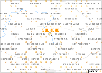 map of Sułkowo