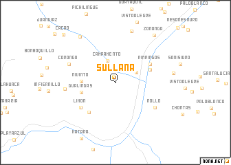 map of Sullana