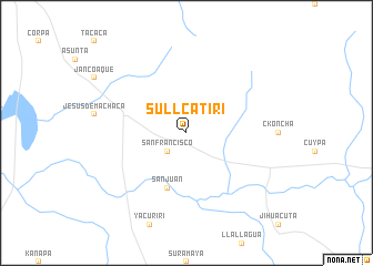 map of Sullcatiri