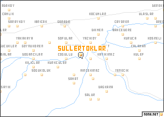 map of Süllertoklar