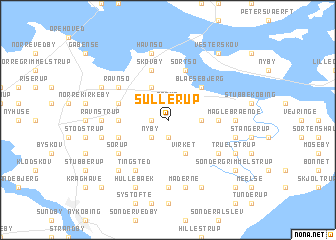 map of Sullerup