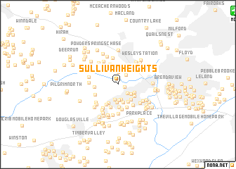 map of Sullivan Heights