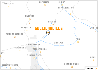 map of Sullivanville