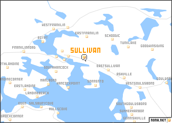 map of Sullivan