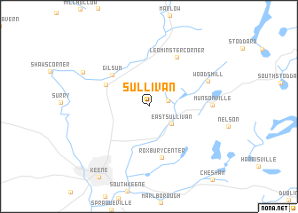 map of Sullivan