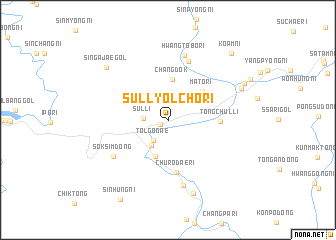 map of Sullyŏlchŏ-ri