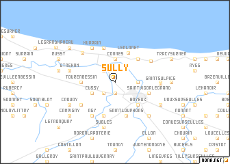 map of Sully