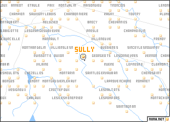 map of Sully