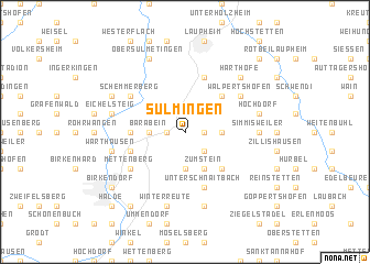 map of Sulmingen