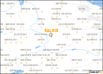 map of Sulmin
