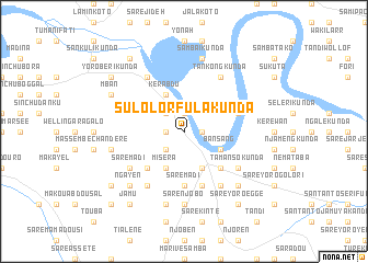 map of Sulolor Fula Kunda