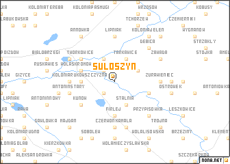 map of Sułoszyn