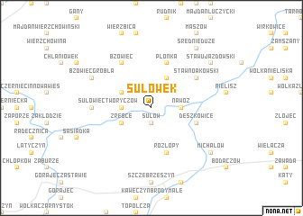 map of Sułówek