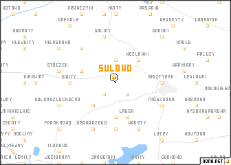 map of Sułowo