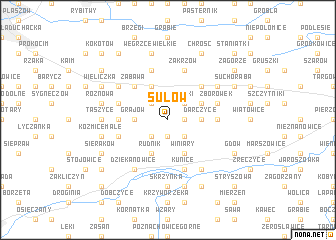 map of Sułów