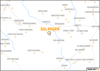 map of Sulphura