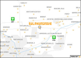 map of Sulphur Grove