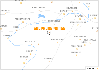 map of Sulphur Springs