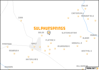 map of Sulphur Springs