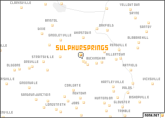 map of Sulphur Springs