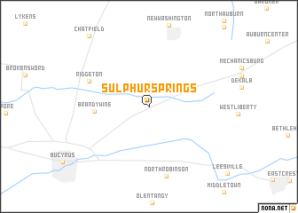 map of Sulphur Springs