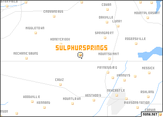 map of Sulphur Springs
