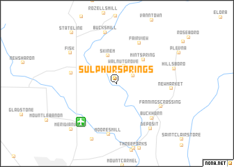 map of Sulphur Springs