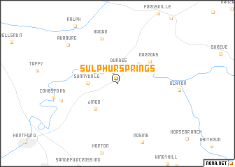 map of Sulphur Springs