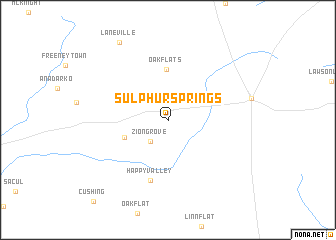 map of Sulphur Springs