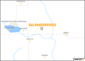 map of Sulphur Springs