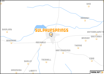 map of Sulphur Springs