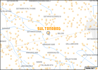 map of Sultānābād