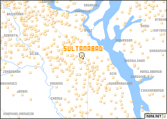 map of Sultānābād