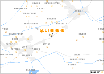 map of Sultan-Abad