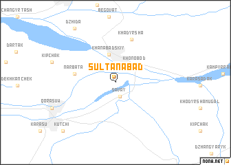 map of Sultanabad