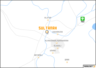 map of Sulţānah