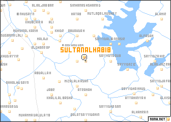 map of Sulţān al Ḩabīb