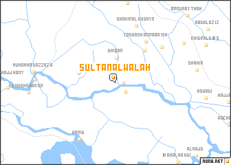 map of Sulţān al Wal‘ah