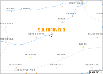 map of Sultanayevo