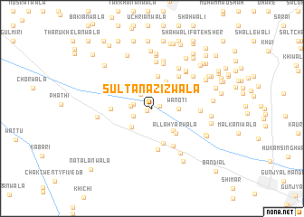 map of Sultān Azizwāla