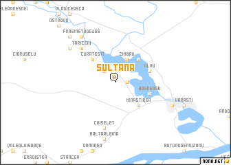 map of Sultana