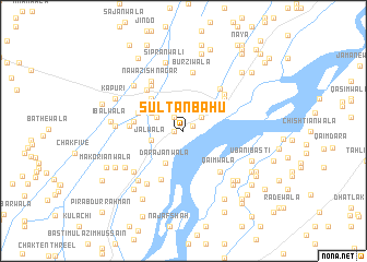 map of Sultān Bahu