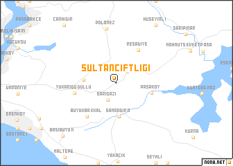 map of Sultançiftliği