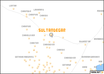 map of Sultān Degar