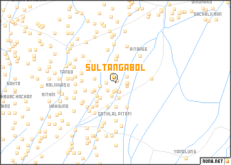 map of Sultān Gabol