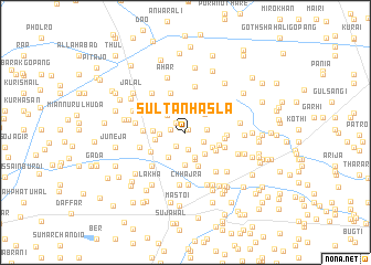 map of Sultān Hāsla